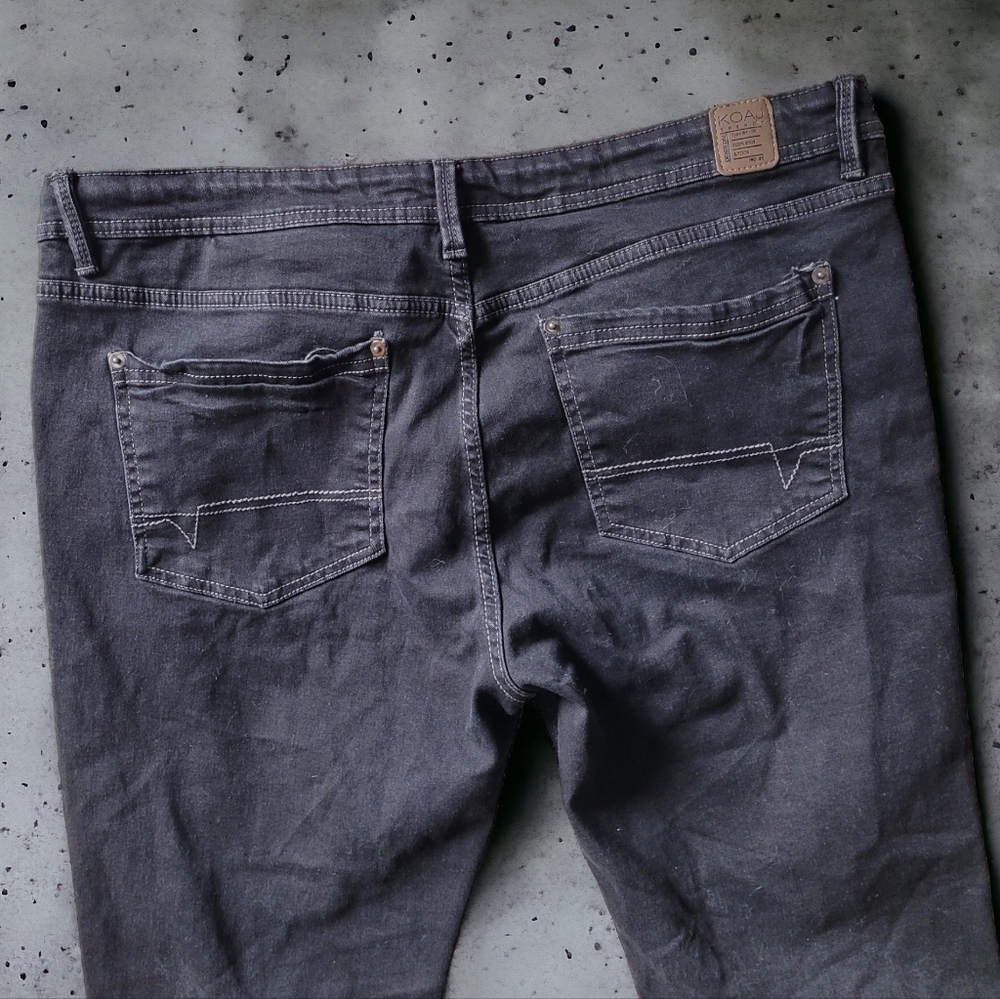 Koaj Basic Black Lowrise Skinny Jeans Men's Size 36